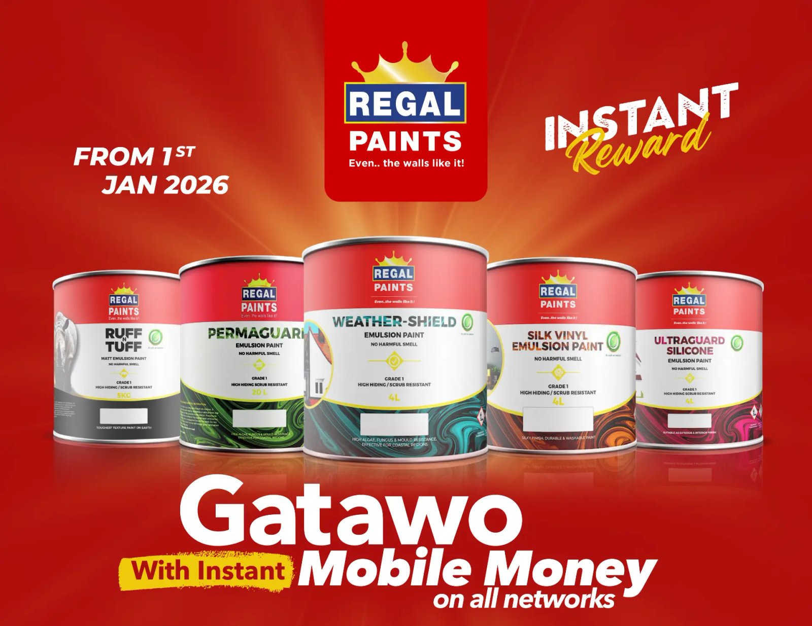 Regal Gatawo instant mobile-money rewards promotion effective January 2026